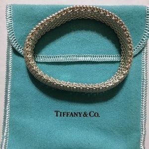 Tiffany & Co Sterling Silver Mesh Bracelet